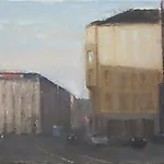 Halvard Haugerud: Fra Majorstua, 2009, 27 x 37 cm