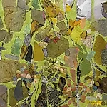 Nini Anker Dessen: Spirende v�r, 2007, 95 x 100 cm