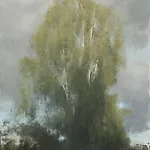 Halvard Haugerud: Bj�rk, 2009, 40 x 31 cm