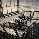 Henrik Kleppe Worm-M�ller: Dreaming about our chess games, 2019, 70 x 90 cm