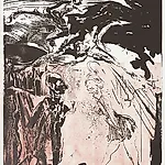 Dag Thoresen: Leading man. The Factotum works VI (litografi), 2005, 92 x 63 cm