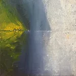 �rnulf Opdahl: Lyset i fjorden, 2025, 50 x 50 cm