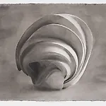 Espen Dietrichson: Model in lamplight 11, 2022, 34 x 45 cm