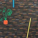 Christoffer Fjeldstad: Soil, 2016, 40 x 50 cm