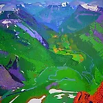 Christoffer Fjeldstad: Views, 2013, 215 x 195 cm