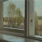 Halvard Haugerud: Vindu, 2020, 27 x 33 cm