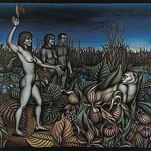 Ole Rinnan: En tiln�rmelse, 1991, 197 x 252 cm