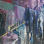 Dag Thoresen: The Poet The Painter. The Factotum works 1, 2005, 100 x 180 cm