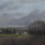 Halvard Haugerud: Kveld, 2023, 22 x 27 cm