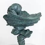 Espen Dietrichson: Undulating movement, 2022, 63x64 x 40 cm