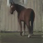 Halvard Haugerud: Dyreblikk, 2018, 28 x 25 cm