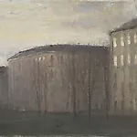 Halvard Haugerud: Gul himmel, 2012, 26 x 33 cm