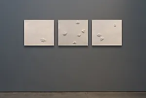 H�kon Anton Fager�s: Early, Still Dark #2, 2019, 60x70 x 3 cm