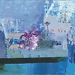 Dag Thoresen: Blomst, for Sissel P., 2016, 60 x 70 cm