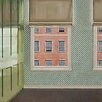Ida Lorentzen: Rear Window, 2022, 150 x 120 cm