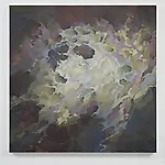 Thomas S�verud: Fossilt, 2025, 120 x 120 cm