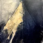 �rnulf Opdahl: Sol og skygge, 2025, 100 x 100 cm
