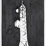 Christoffer Fjeldstad: Antenna, 2023, 40 x 30 cm