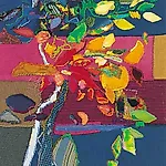 Nini Anker Dessen: Glad H�st, 2000, 65 x 55 cm