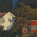 Magne Austad: tempera/akryl/olje, 2005, 125 x 90 cm