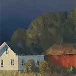 Magne Austad: tempera/akryl/olje, 2004, 100 x 85 cm