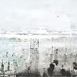 Dag Thoresen: Stillhet.(Everything that lives laments.), 2008, 77 x 213 cm