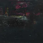 Dag Thoresen: Bortgjemt kirkerom, 2022, 68 x 127 cm