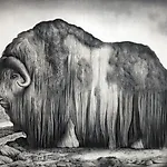 Sverre Malling: Norwegian Muskox, 2016, 180 x 263 cm