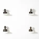 Petter Heps�: (figurer fra) 30 Stages, 2008, 12 x 14 cm