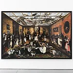 Munan �vrelid: Dictionary of untranslatables, oil on canvas, 2025, 180 x 270 cm