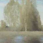 Halvard Haugerud: Lundebyvannet, 2011, 55 x 71 cm