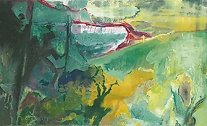 Dag Thoresen, The Wilderness I. For the poet Sigmund Mjelve, 2005, 68 x 112 cm