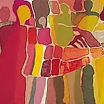 Nini Anker Dessen: Undring, 2000, 90 x 225 cm