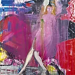 Dag Thoresen: Lady in rose light, 2012, 170 x 170 cm