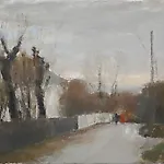 Halvard Haugerud: V�t vei, 2007, 35 x 46 cm