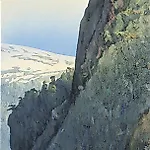 Magne Austad: tempera/akryl/olje, 2002, 160 x 80 cm