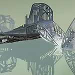 Ulf Nilsen: Broen, 2024, 200 x 255 cm