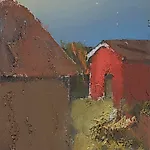 Magne Austad: tempera/akryl/olje, 2004, 35 x 24 cm