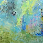 Dag Thoresen: H�stblommer, 2024, 130 x 180 cm