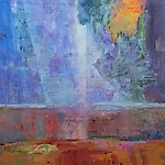 Dag Thoresen: Lytt, 2024, 120 x 130 cm