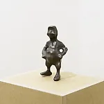 Petter Heps�: En fot opp, 2011, 16 x 8 cm