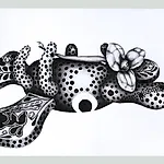 H�vard Kranstad: Treflue, 2025, 21 x 29,7 cm