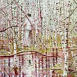 Frank Brunner: Abaton, 2008, 198 x 142 cm