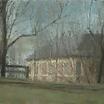 Halvard Haugerud: Morgen i Framnesparken, 2015, 23 x 30 cm