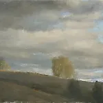 Halvard Haugerud: Skr�ning, 2007, 30 x 47 cm