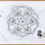 Ole J�rgen Ness: Mental map #6, 1998, 95 x 120 cm