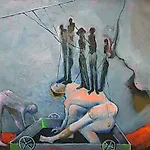 Knut Rose: Uten tittel, 2000, 89 x 116 cm
