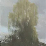 Halvard Haugerud: Bjerk, 2012, 77 x 59 cm