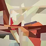 Espen Dietrichson: Arches and distances #6, 2020, 97 x 138,5 cm