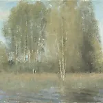 Halvard Haugerud: Lundebyvannet II, 2011, 26 x 34 cm